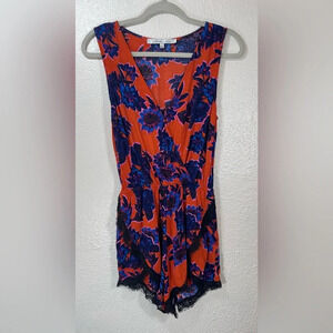 Lovers + Friends Can't Let Go Romper in Passion Floral Women’s Small Summer